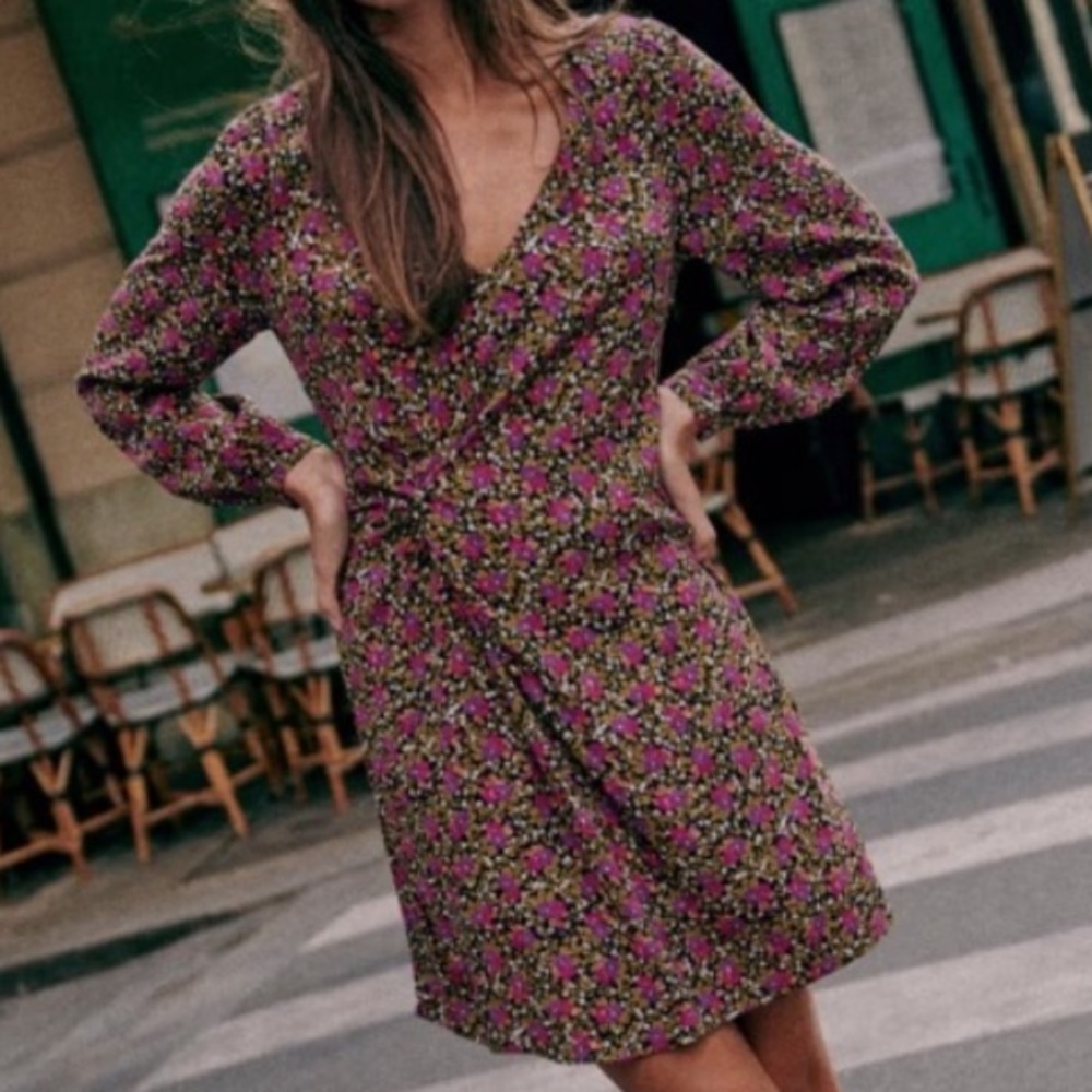 Sézane Madeline Dress Woodland Flowers